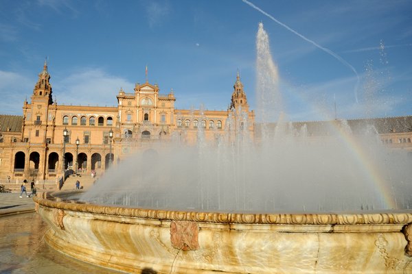 first order rainbow Plaza de España